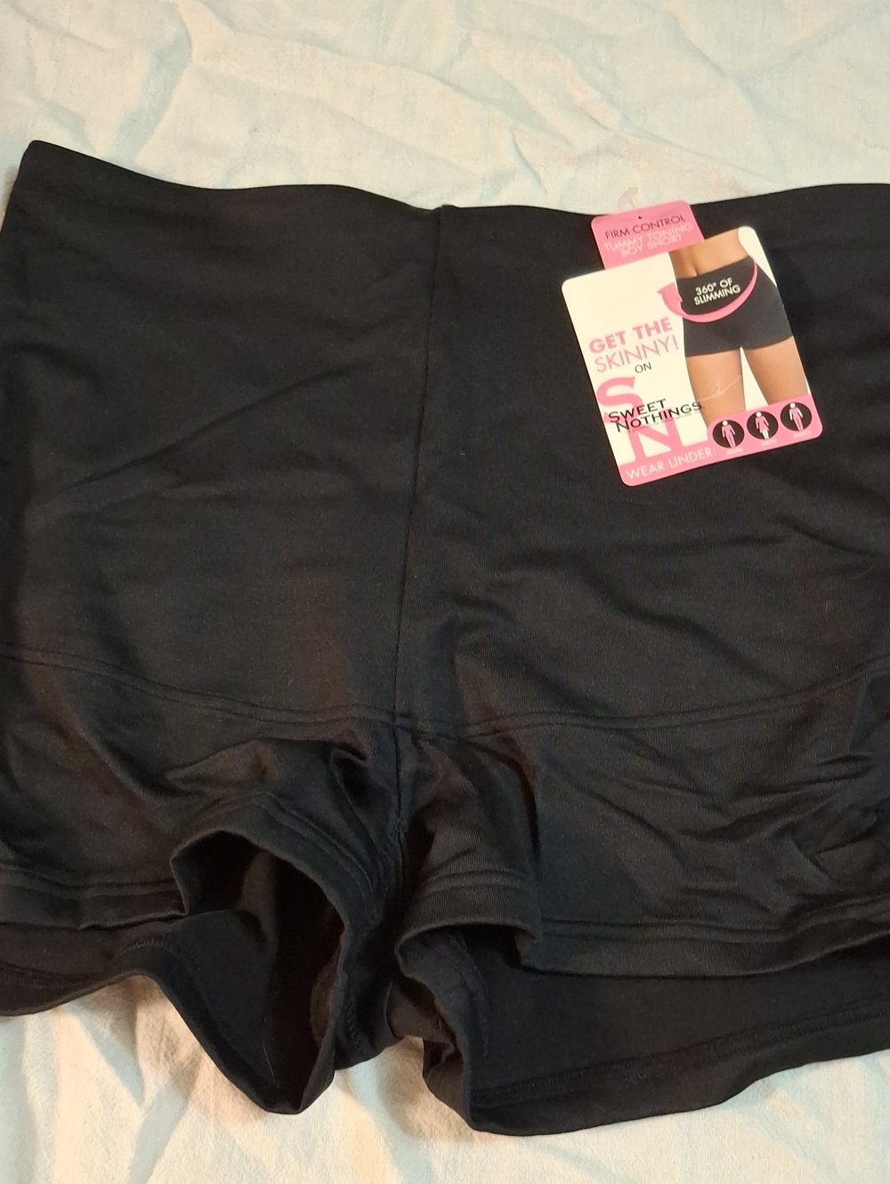 Firm Control High-Waist Shaping Shorts - Black